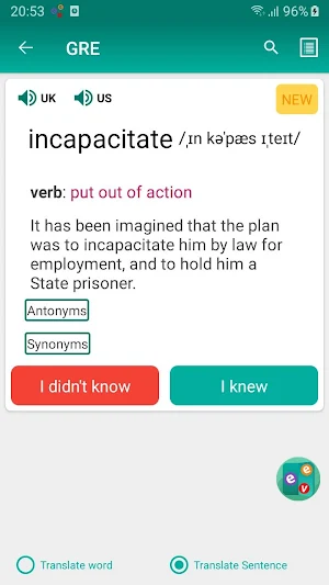 English Dictionary - Awabe Screenshot 2