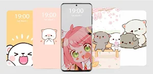Cute Kawaii Live Wallpaper Screenshot 0