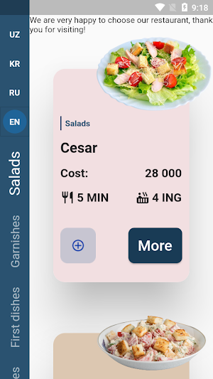 La Ziyofat Restaurant Screenshot 1