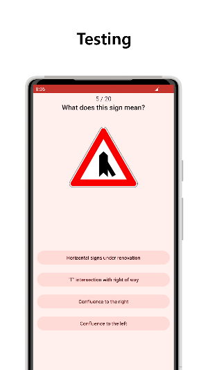 Road Signs Italy. Quiz & Test Screenshot 1