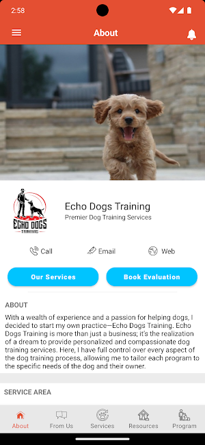Echo Dogs Training Screenshot 0