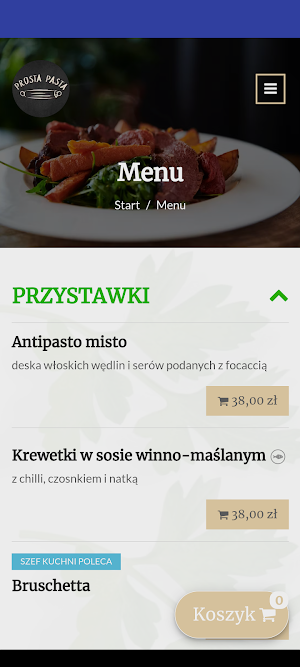Prosta Pasta Błonie Screenshot 0