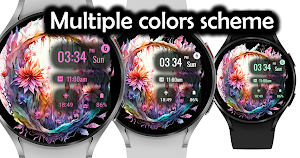 Abstract Paint Watch Face Screenshot 1