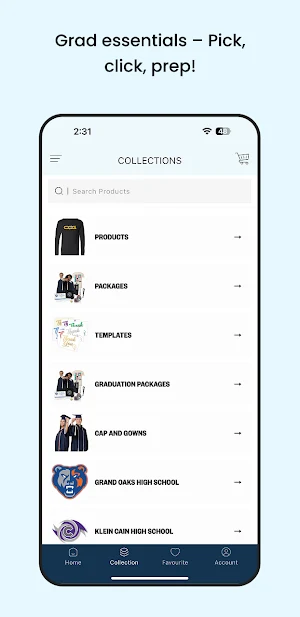 Grad & Promo Sales Screenshot 1