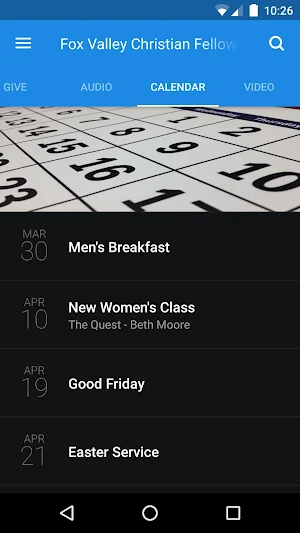 Fox Valley Christian Fellowshp Screenshot 2