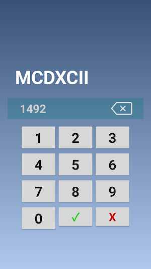 Roman numeral converter Screenshot 2