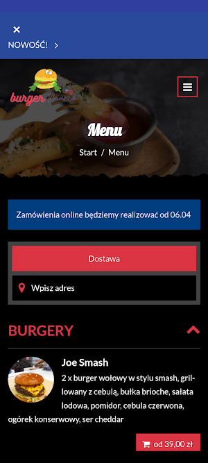 Burgermania Łask Screenshot 0