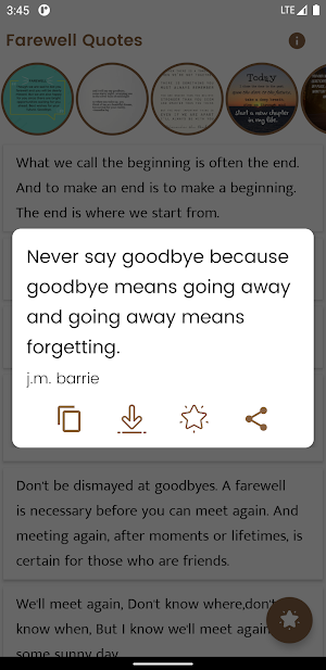 Farewell Quotes and Sayings Screenshot 1