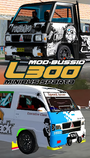 Mod Bussid L300 Minibus Sparta Screenshot 0