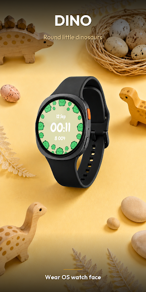 Kawaii Dino – Cute Watch Face Screenshot 0