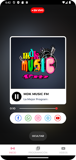 MDK Music FM Screenshot 2