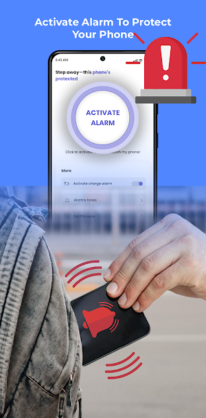 Anti Theft phone Alarm Screenshot 1