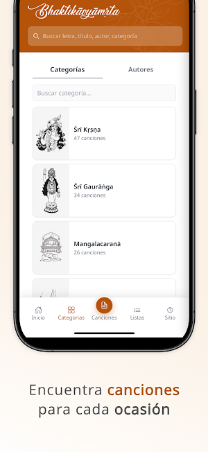 Cancionero Vaiṣṇava Screenshot 3