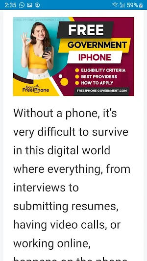 Freee iPhone Government Screenshot 2