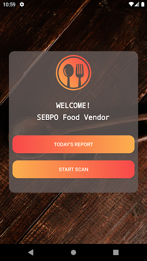 SEBPO Food Booking - Vendor Screenshot 2