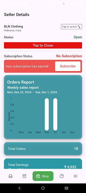 Urbandrops Seller Screenshot 3