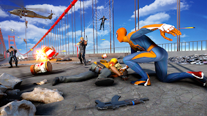 Spider Hero Gangster City Rope Screenshot 2