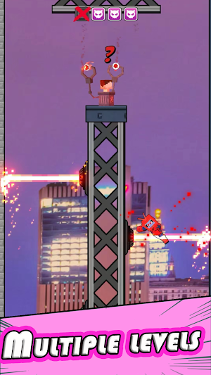 Rope shooting Spider Adventure Screenshot 1