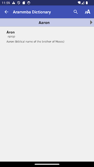 Arammba Dictionary Screenshot 3