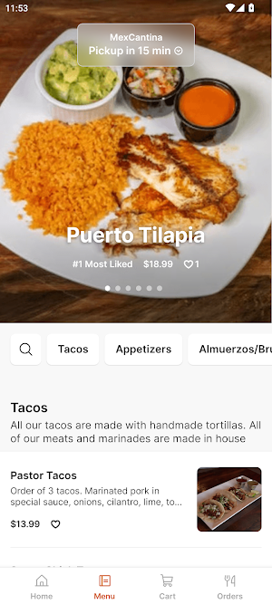 MexCantina Screenshot 1