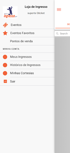 Loja de Ingresso Screenshot 2