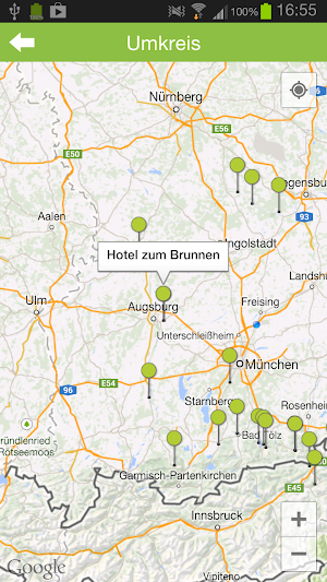Wanderhotels Screenshot 2