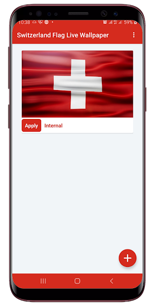 Swiss Flag Live Wallpaper Screenshot 0