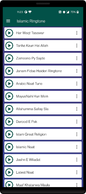 Islamic Ringtone Screenshot 1