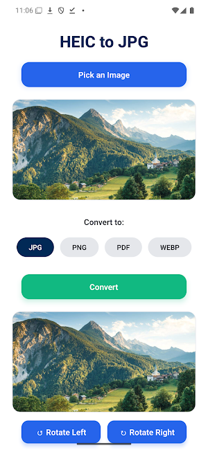 HEIC Converter: JPG PDF PNG Screenshot 1