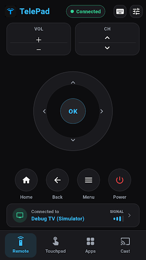 TelePad: Universal TV Remote Screenshot 0