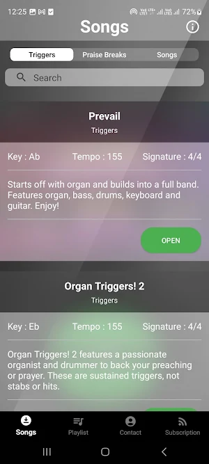 XME TRIGGERS Screenshot 2