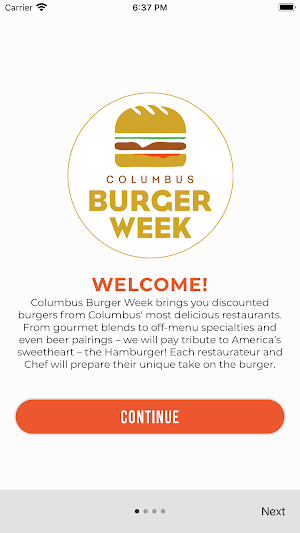 Columbus Burger Week Screenshot 0
