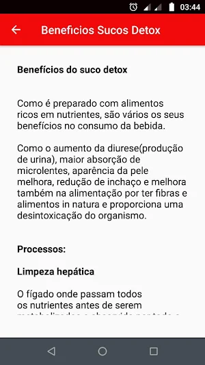 Sucos Detox e Emagrecedor Screenshot 3