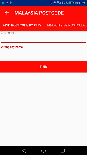 MALAYSIA POSTCODE Screenshot 0