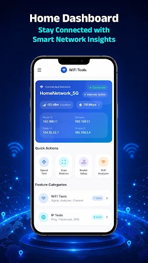 WiFi Tools: IP & Network Tools Screenshot 1