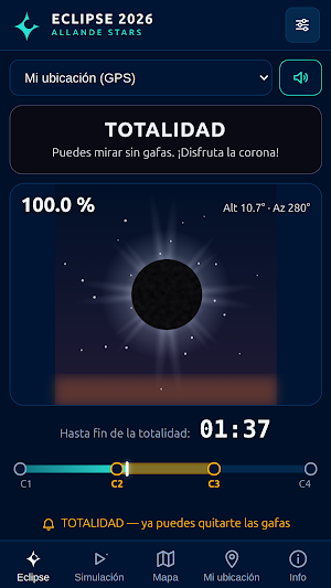 Eclipse 2026 · Allande Stars Screenshot 0
