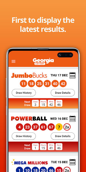 Georgia Lottery Results Screenshot 0