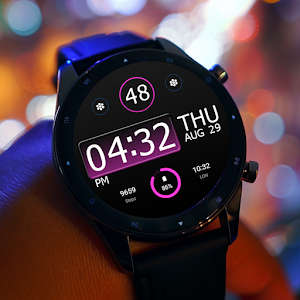 Key WF31 Digital Watch Face Screenshot 1