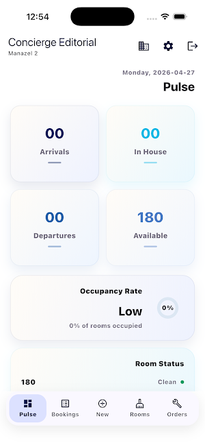 Hotels Task PMS Screenshot 0