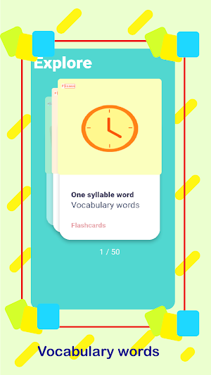 Vocabulary learning cards Screenshot 0