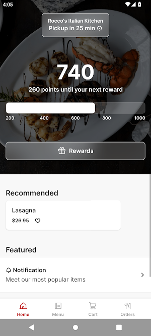 Rocco's Italian Kitchen screenshot 1