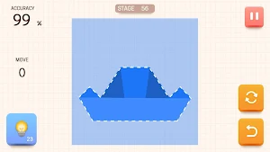Paper Folding Puzzle Screenshot 1