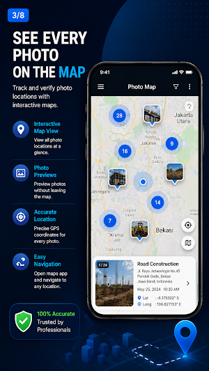 GPS Map Camera & Timestamp Screenshot 2