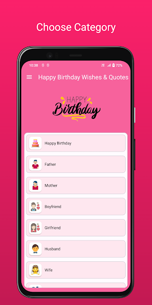 Happy Birthday Wishes & Quotes Screenshot 1