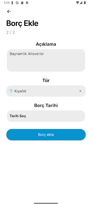 Borç Kolay Screenshot 2