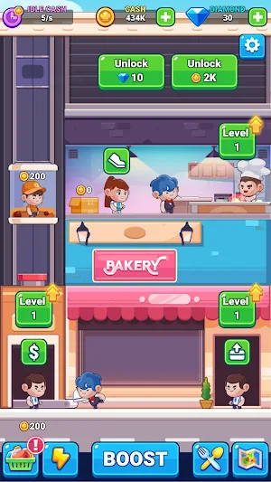 IdleRestaurant - magnate games Screenshot 2