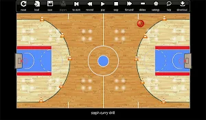 Basketball Play Designer and Coach Tactic Board Screenshot 2