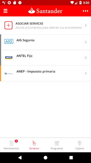 Pagos Santander Screenshot 3