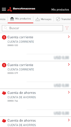 Amazonas Móvil Screenshot 2