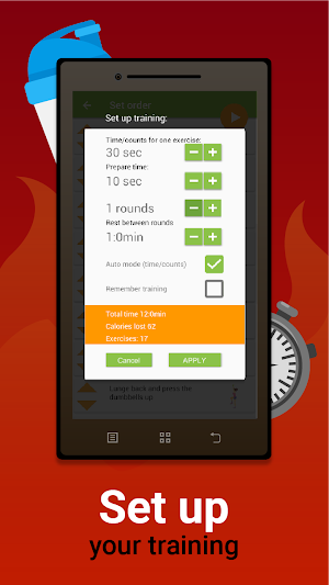 Fitness with dumbbells Screenshot 3